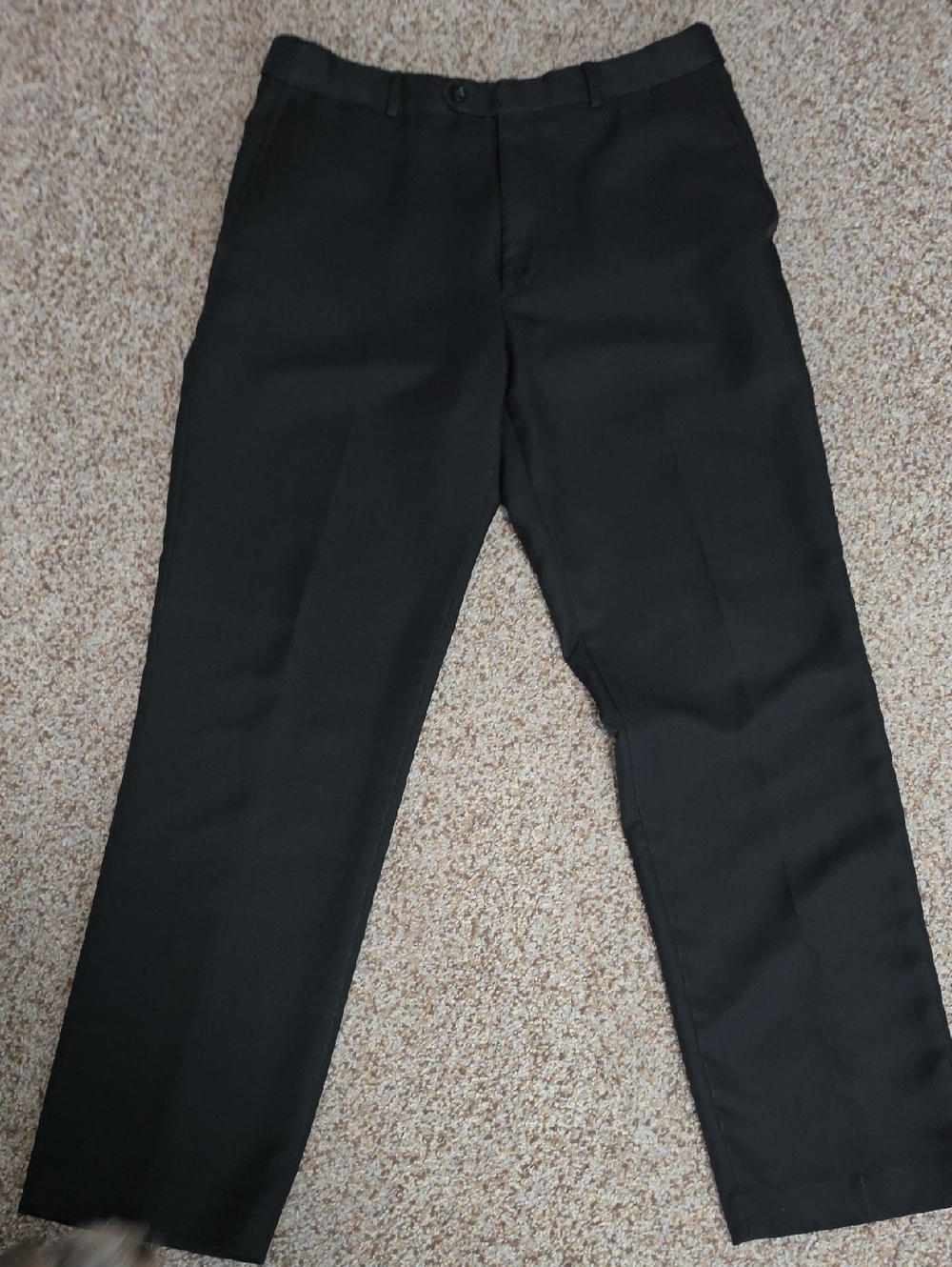Stafford Black Men's Dress Pants - Straight Leg